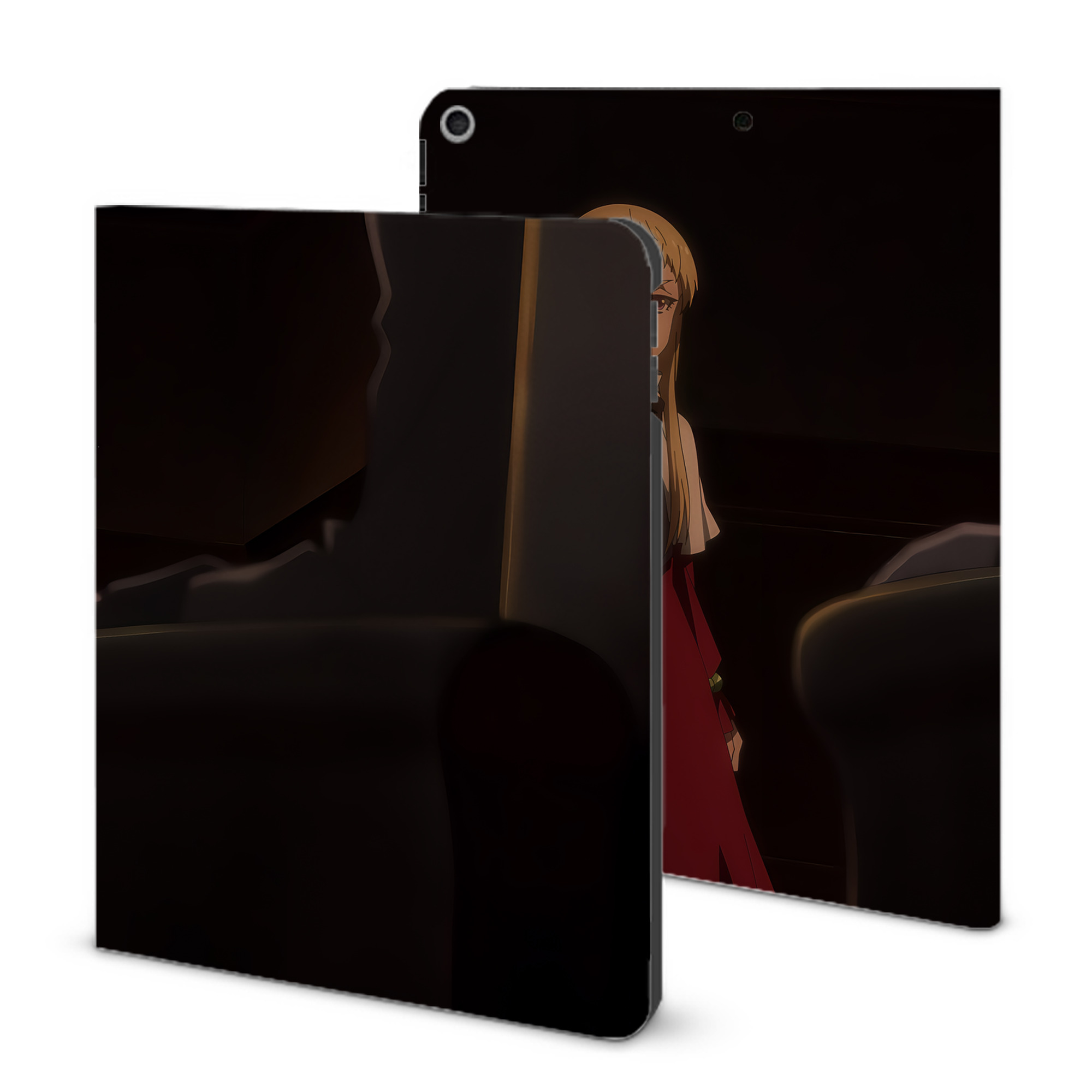 （画像用） 転スラ Regarding Reincarnated to Slime IPad ケース ブック型 PUレザー TPU 耐衝撃 軽量 薄型 ペン収納なし 全面保護 IPad 各モデル対応